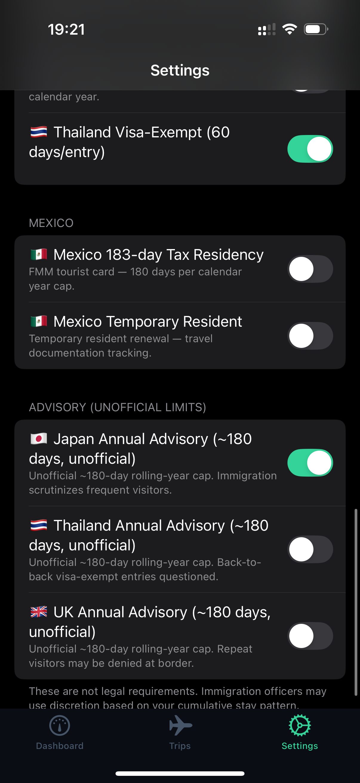 Visa Tracker screenshot 3