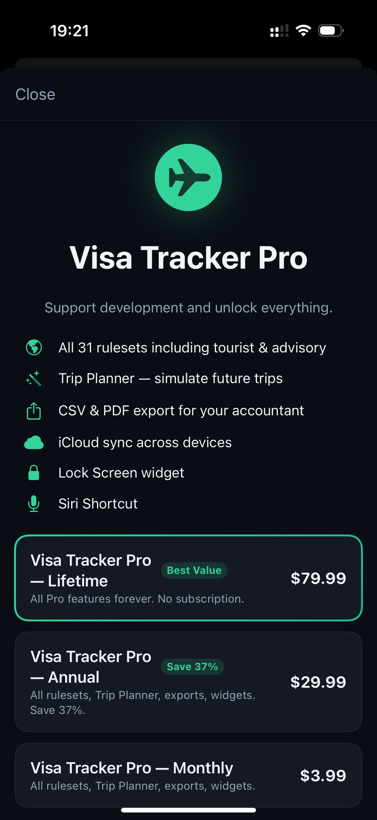 Visa Tracker screenshot 5